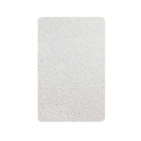 Waterproof Non-Slip Bathroom Shower Mat Anti-Slip Rug Toilet Floor Mat Washable - White-60*80cm