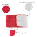 Replacement Microfiber Flat Mop Head Refill Floor Cleaning Pads Absorbent Cloths - Green