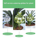 2PCS Automatic Glass Watering Cactus Plant Flower Self Drip Irrigation Tool - Green