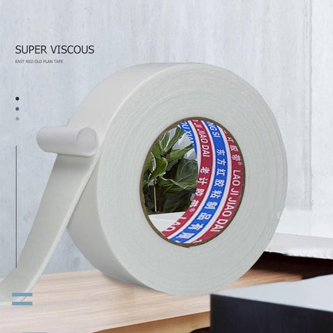 Double Sided White PE Foam Sticky Tape Mounting DIY Craft Strong Adhesive 2.5m - 30mm*2.5m