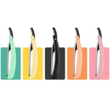 Old Shaver Razor Eyebrow Knife Folding Manual Shaver Holder Home Salon Tool Au - Pink+10PCS Blades