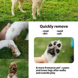 Dog Paw Cleaner Pet cat Foot Washer Cup Feet Clean Brush Cleaning Paws Wash Tool - Green