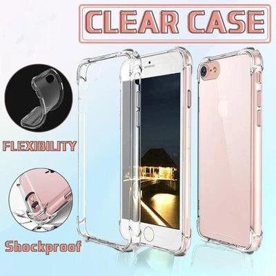 Shockproof Iphone 13 12 11 Pro Max Xs X 8 7 Soft Gel Clear Case Cover For Apple - For iphone 12