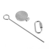 Pet Stainless Steel Bird Parrot Cage Skewer Food Meat Stick Spear Fruit Holder - 12CM