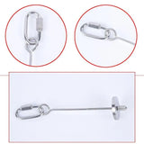 Pet Stainless Steel Bird Parrot Cage Skewer Food Meat Stick Spear Fruit Holder - 12CM