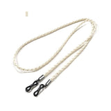 PU Sunglasses Reading Glasses Spectacles Eyeglass Holder Strap Chain - Beige