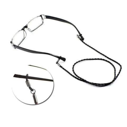 PU Sunglasses Reading Glasses Spectacles Eyeglass Holder Strap Chain - Beige
