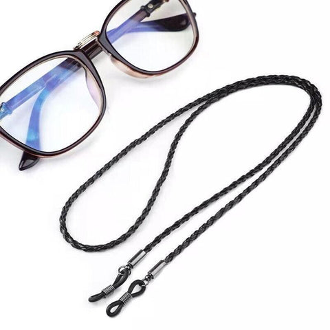 PU Sunglasses Reading Glasses Spectacles Eyeglass Holder Strap Chain - Beige