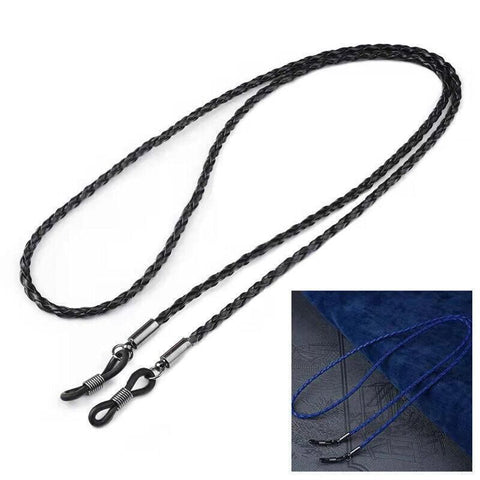 PU Sunglasses Reading Glasses Spectacles Eyeglass Holder Strap Chain - Beige