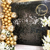 Rectangle Tinsel Curtain Shimmer Wall Backdrop 2M Length Party Decoration Sequin - Green