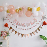 Bride To Be Rose Gold Banner Diamond Wedding Bridal Shower Hens Party Decoration - Diamond
