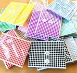 Gold Assorted Sizes Colour Sticker Dots Adhesive Round Labels Circular Spot Scrapbook - 100mm*2 Dots