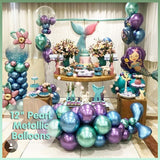 Metallic Latex Balloons 12 Inch Chrome Party Balloons for Birthday Wedding Decoration - Gold 50PCS