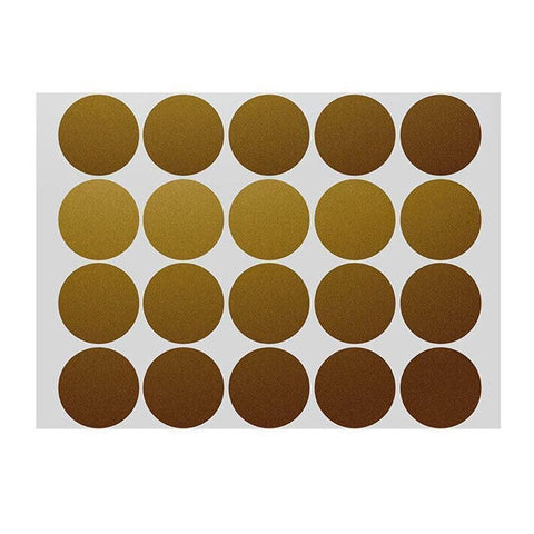 Gold Assorted Sizes Colour Sticker Dots Adhesive Round Labels Circular Spot Scrapbook - 8mm*260 Dots