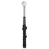 Golf Swing Training Aid Telescopic Impact Sound Stick Exercise Tool for Practice - Black