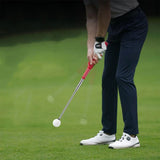Golf Swing Training Aid Telescopic Impact Sound Stick Exercise Tool for Practice - Black