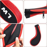 12Pcs Golf Head Cover Iron Putter Driver Headcover Protective Set Club Covers - Red