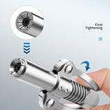 Grease Tool Coupler Heavy Duty Quick Lock Double Handle Leak-Free Grease Nozzle
