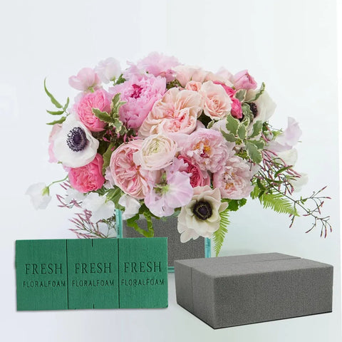 Floral Foam Blocks for Dry Wet Artificial Flower Arrangements Florist Supplies - Wet 2PCS