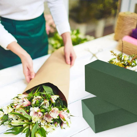 Floral Foam Blocks for Dry Wet Artificial Flower Arrangements Florist Supplies - Wet 2PCS