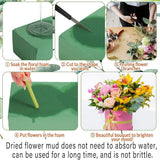 Floral Foam Blocks for Dry Wet Artificial Flower Arrangements Florist Supplies - Wet 2PCS