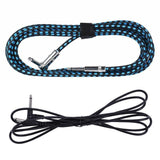 3M Guitar Amp Cable 6.35mm Mono Jack to Jack Lead for Electric Instruments - 3M Black Cable