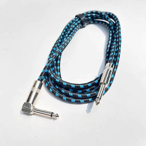 3M Guitar Amp Cable 6.35mm Mono Jack to Jack Lead for Electric Instruments - 3M Black Cable