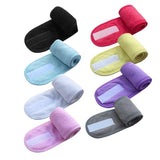 8-Colours Wrap Head Band Hairband Hair Band Adjustable Facial Make Up Face Wash Au - Grey