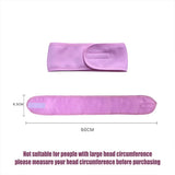 8-Colours Wrap Head Band Hairband Hair Band Adjustable Facial Make Up Face Wash Au - Grey