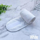 8-Colours Wrap Head Band Hairband Hair Band Adjustable Facial Make Up Face Wash Au - Grey