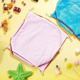 Hanging Hammock Nest Bed for Hamster Guinea Pig Ferret Rat Mice Cage Warmer Toy - Pink