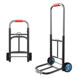 Folding Hand Trolley Heavy Duty Solid Wheel or Stair Climber Tri Wheel for Moving - Flat Ground