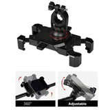 Bike Phone Mount Phone Holder Adjustable Phone Bracket For Bike Motorcycle