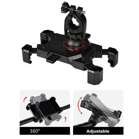 Bike Phone Mount Phone Holder Adjustable Phone Bracket For Bike Motorcycle