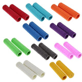 Rubber Grips For Bmx Mtb Cycle Road Mountain Bike Scooter Bicycle Handle Bar - Black