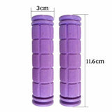 Rubber Grips For Bmx Mtb Cycle Road Mountain Bike Scooter Bicycle Handle Bar - Black