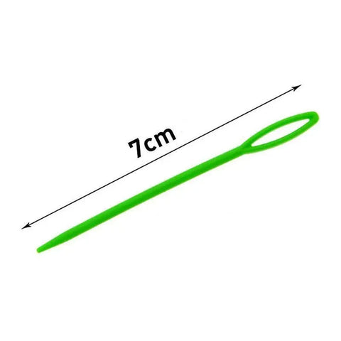 Mix Colour 20PCS Plastic Darning Threading Weaving Sewing Needles