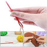 Mix Colour 20PCS Plastic Darning Threading Weaving Sewing Needles