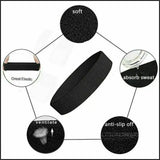 Wristbands Headband Sweatbands Sweat Band For Sport Tennis Badminton Yoga Cotton - Green