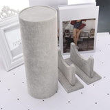 Jewelry Display Stand Headband Holder Organizer Chains Velvet Storage Rack - Black