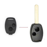 Honda 2 Button Key Shell Replacement Case for Accord Civic CRV Jazz Odyssey