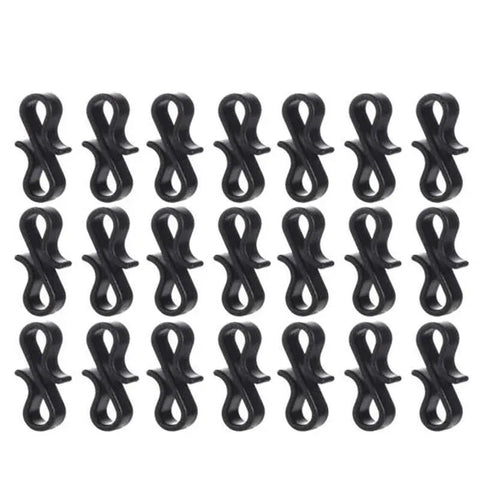 50PCS Led Fairy Lights Gutter Hooks Heavy Duty Clips Party Led Fairy Light - White