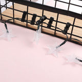 50PCS Led Fairy Lights Gutter Hooks Heavy Duty Clips Party Led Fairy Light - White