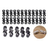 50PCS Led Fairy Lights Gutter Hooks Heavy Duty Clips Party Led Fairy Light - White