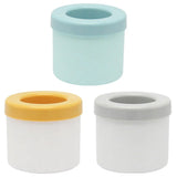 Silicone Ice Cube Tray Mould Ice Box Compartment Bucket for Easy Ice Making - Gray
