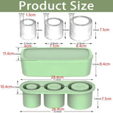 Silicone Ice Cube Tray for 20oz 30oz 40oz Tumbler Easy Release Reusable Mold - Coffee