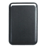Leather Card Holder Wallet Pocket for iPhone 14 13 Pro Max with Snap-On Attachment - Red