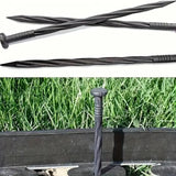 L Shaped Garden Edging Border Landscape Grass Lawn Stone Edge Fence Strip - Green