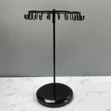 Iron Jewellery Rack Rotating Necklace Display Stand Jewellery Organiser Storage - Bronze