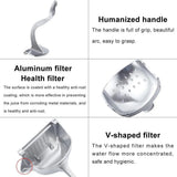 Aluminium Alloy Manual Juicer Fruit Squeezer for Lemon Orange Household Use